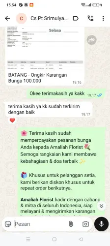 Testimonial Papan Bunga soppeng